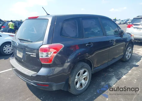 2014 Subaru Forester 2.5I from USA, damaged, VIN JF2SJAAC1EH468270